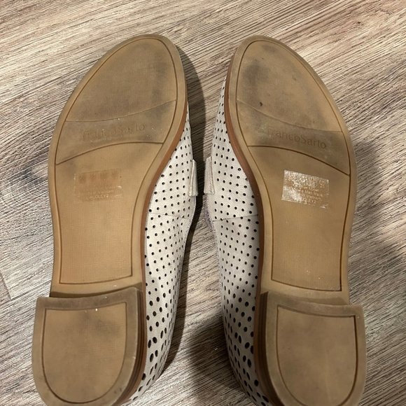 Franco Sarto Halton Cream Leather Loafer - Size US 8 - Picture 3 of 8